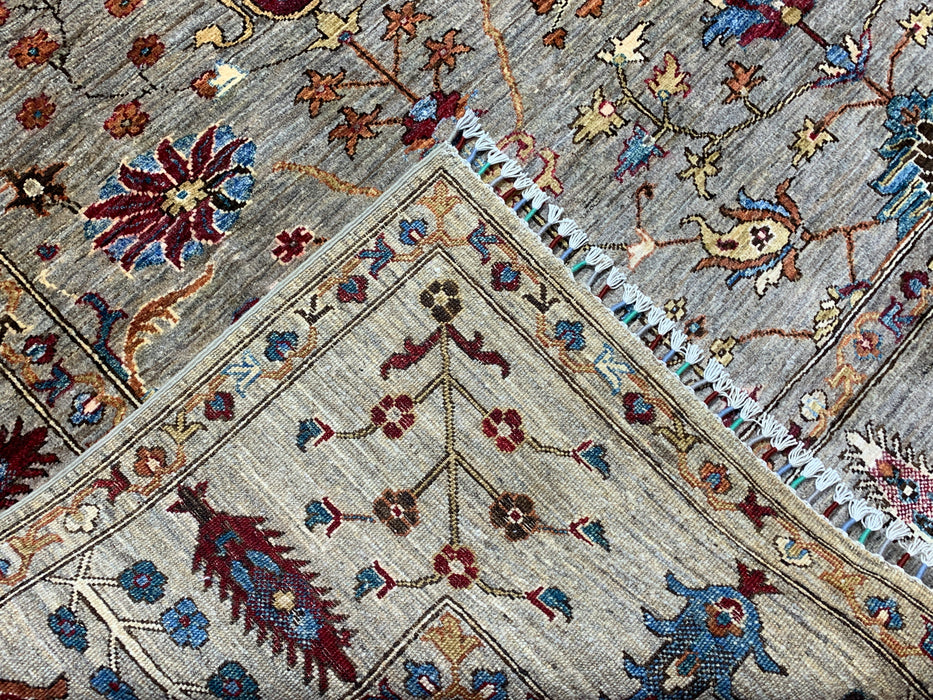 251 cm x 284 cm handgeknoopt wollen Chobi-vloerkleed