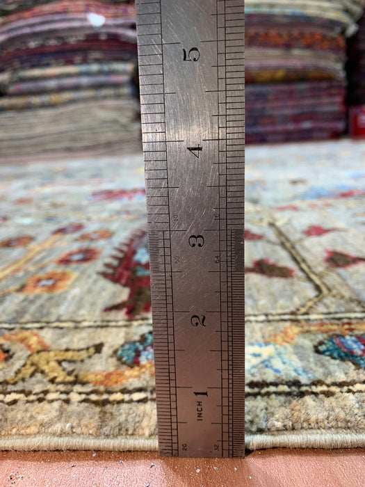 251 cm x 284 cm handgeknoopt wollen Chobi-vloerkleed
