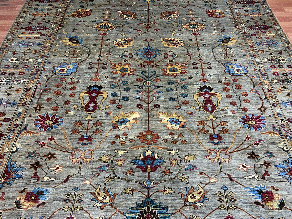 251 cm x 284 cm handgeknoopt wollen Chobi-vloerkleed