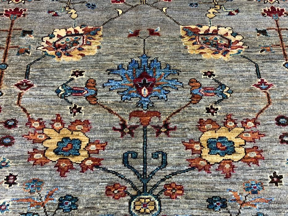 251 cm x 284 cm handgeknoopt wollen Chobi-vloerkleed