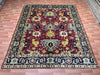 8'x10' Hand-Knotted Chobi Red/Navy Area Rug – KB Rugs