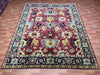 8'x10' Hand-Knotted Chobi Red/Navy Area Rug – KB Rugs