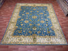 8'x10' Hand-Knotted Chobi Blue/Ivory Area Rug – KB Rugs