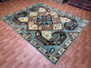 8'x10' Hand-Knotted Chobi Blue/ Multi Area Rug – KB Rugs