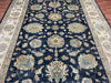 8'x10' Hand-Knotted Chobi Navy/Ivory Area Rug – KB Rugs