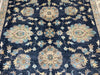 8'x10' Hand-Knotted Chobi Navy/Ivory Area Rug – KB Rugs