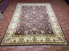 9'x12' Hand-Knotted Chobi Brown/Ivory Area Rug – KB Rugs