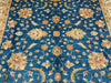 9'x12' Hand-Knotted Chobi Blue/Ivory Area Rug – KB Rugs