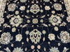 9'x12' Hand-Knotted Chobi Black/Ivory Area Rug – KB Rugs