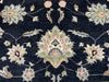 9'x12' Hand-Knotted Chobi Black/Ivory Area Rug – KB Rugs