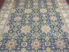 8'x10' Hand-Knotted Chobi Blue/Ivory Area Rug – KB Rugs
