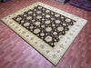 8'x10' Hand-Knotted Chobi Brown/Ivory Area Rug – KB Rugs