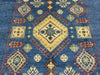 7'x10' Hand-Knotted Afghan Blue/Gold Area Rug – KB Rugs