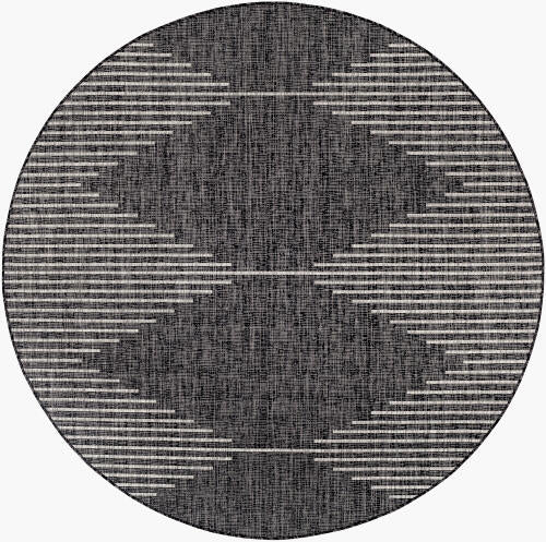 Livabliss Eagean Machinaal Geweven Vloerkleed — Houtskool / Grijs | EAG-2348