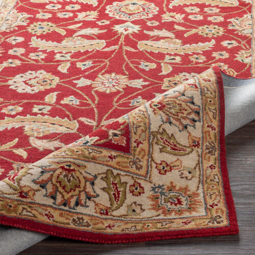 Caesar Handmade Wool Rug — Rust / Ivory Multi | CAE-1022