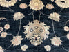 7'x10' Hand-Knotted Chobi Black/Ivory Area Rug – KB Rugs