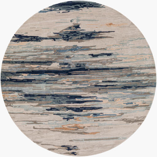 Kavita Handmade Rug — Navy / Taupe | KVT-2302