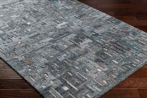 Calgary Handgemaakt Tapijt — Blauw / Grijs | CGR-2305