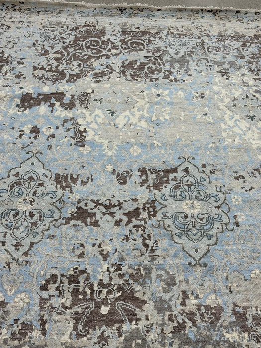 9'x12' Hand-Knotted Tibetan Blue/Grey Area Rug – KB Rugs