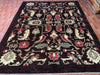 8'x10' Hand-Knotted Chobi Brown/Multi Area Rug – KB Rugs