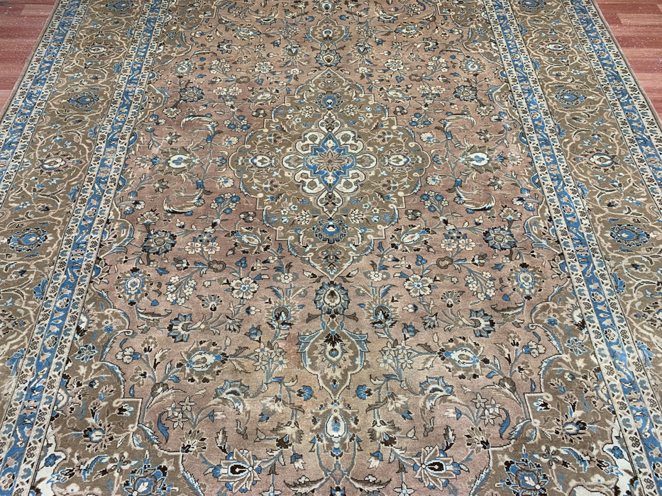 9'x12' Hand-Knotted Chobi Beige/Blue Area Rug – KB Rugs