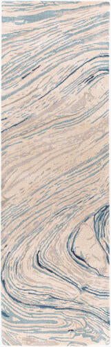 Kavita Handmade Rug — Ice Blue / Oatmeal | KVT-2308
