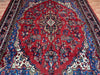 9'x12' Hand-Knotted Chobi Red/Navy Area Rug – KB Rugs