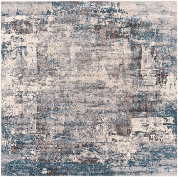 Ankara Machinaal Geweven Vloerkleed — Beige / Blauwgroen | AKR-2307