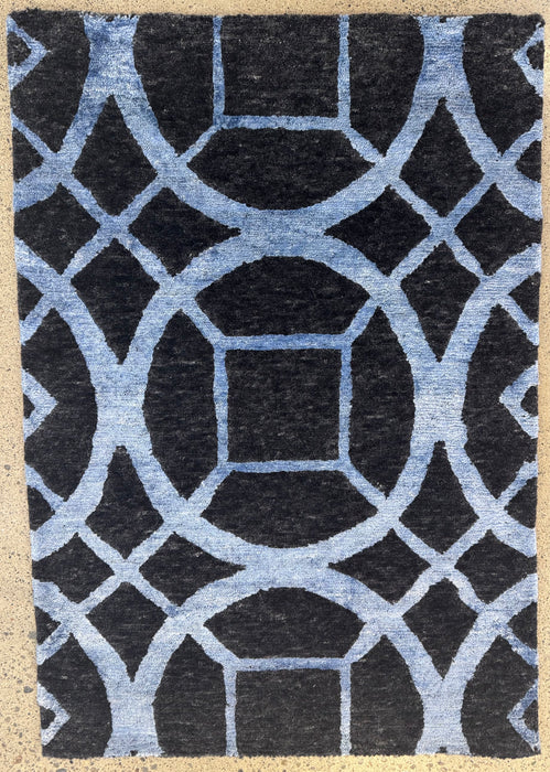 60x90 cm handgeknoopt Nepalees vloerkleed van 100% wol