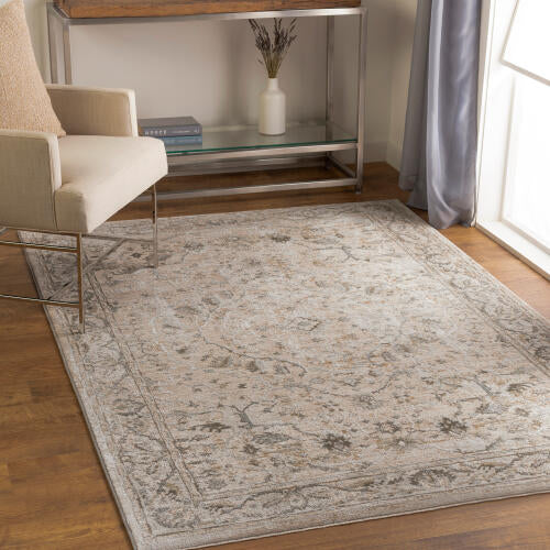 Brunswick machinaal geweven vloerkleed — Warm beige / Taupe | BWK-2312 - colour & pattern