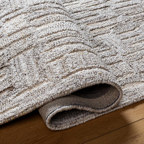 Calgary Handmade Rug — Light Gray | CGR-2300 - construction