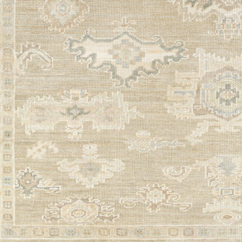 Antalya Handgemaakt Wollen Vloerkleed — Beige / Mist | AAT-2305