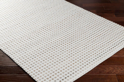 Ariel Handgeweven PET-vloerkleed — Wit / Taupe | AIL-2301