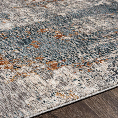 Livabliss Cardiff machinaal geweven vloerkleed — Blauw / Multi | CDF-2305