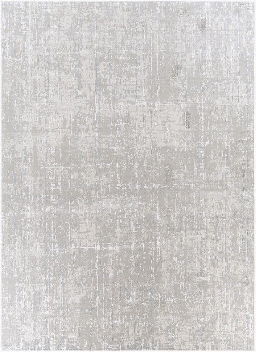 Aisha Machinaal Geweven Vloerkleed — Lichtgrijs / Off-White | AIS-2305