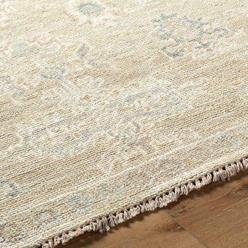 Antalya Handgemaakt Wollen Vloerkleed — Beige / Mist | AAT-2305