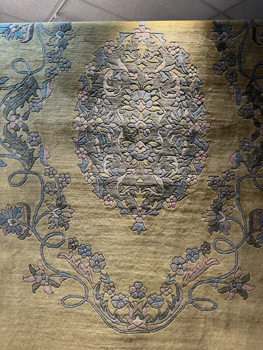 9'x12' Hand-Knotted Persian Multi/Green Area Rug – KB Rugs