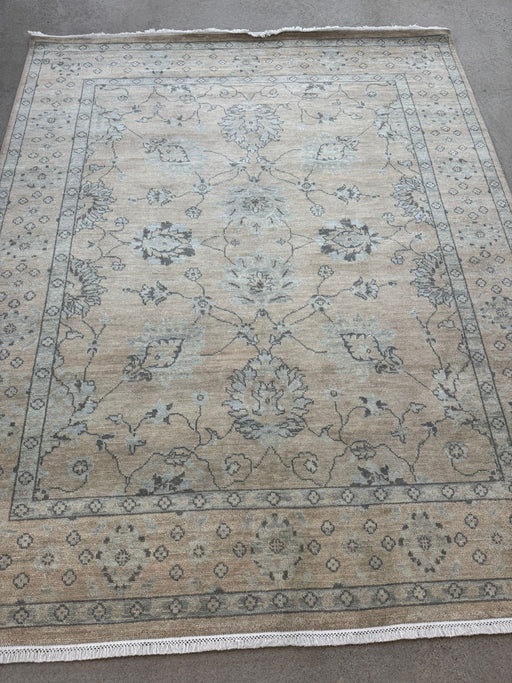 8'x10' Hand-Knotted Tibetan Ivory/Grey Area Rug – KB Rugs