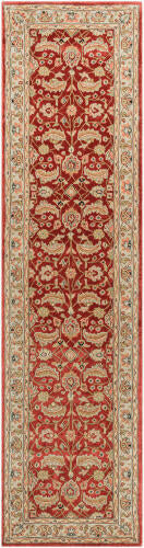 Caesar Handmade Wool Rug — Rust / Ivory Multi | CAE-1022