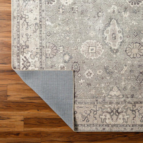 Davina Machine Woven Rug — Taupe / Gray | BOCC-2301 - construction