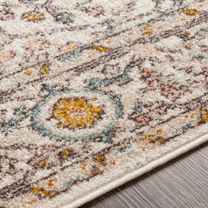 Ankara Machinaal Geweven Vloerkleed — Ivoor / Blush Multi | AKR-2332