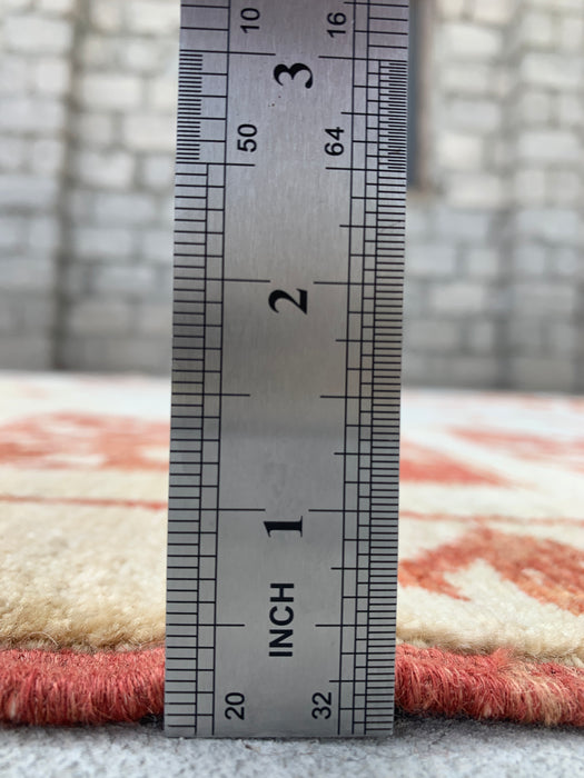 Handgemaakt Perzisch wollen vloerkleed 7x10 - Ivoor tribaal Tree of Life Chobi-stijl kleed - Exacte afmeting 7'10" x 5'10" - KBHM-633