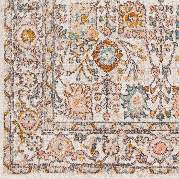 Ankara Machinaal Geweven Vloerkleed — Ivoor / Blush Multi | AKR-2332