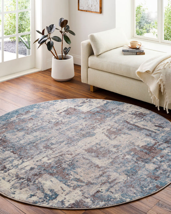 Ankara Machinaal Geweven Vloerkleed — Beige / Blauwgroen | AKR-2307