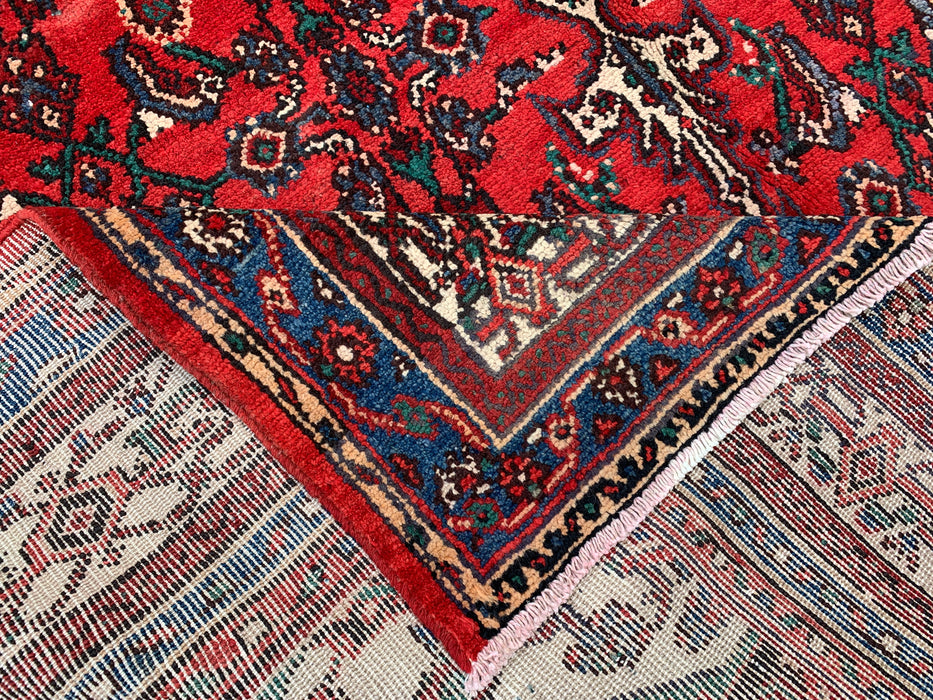 Handgemaakt Perzisch wollen vloerkleed 213x305 cm - Rood traditioneel medaillon Perzisch stijl kleed - Exacte afmeting 305 cm x 213 cm - KBHM-660