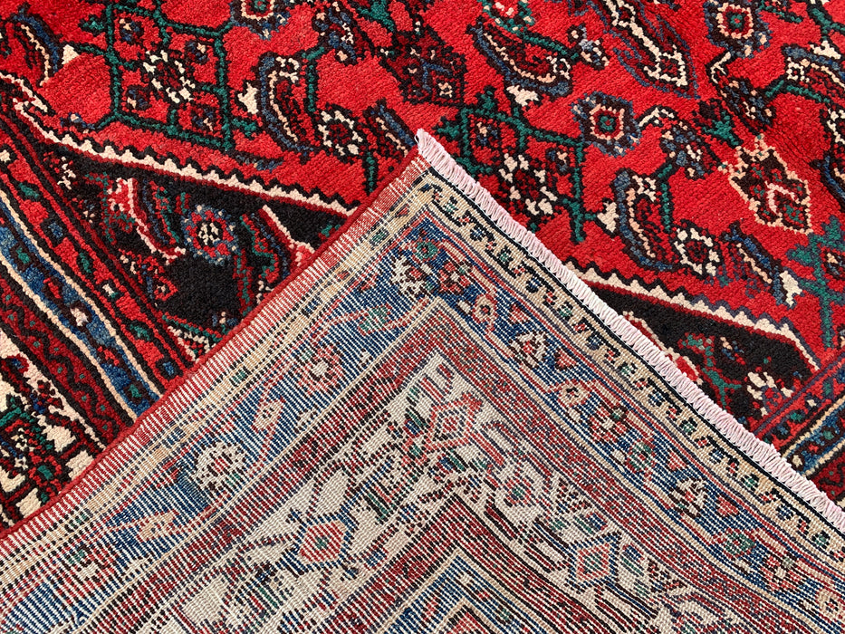 Handgemaakt Perzisch wollen vloerkleed 213x305 cm - Rood traditioneel medaillon Perzisch stijl kleed - Exacte afmeting 305 cm x 213 cm - KBHM-660
