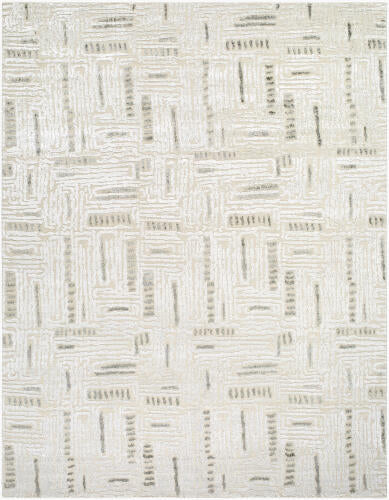 Amina Handgeknoopt Vloerkleed — Beige / Lichtsalie | AMA-2303 - performance