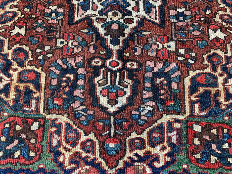 211 x 124 cm Handgeknoopt Perzisch wollen tapijt - Rood medaillon traditioneel karpet - KBHM-673