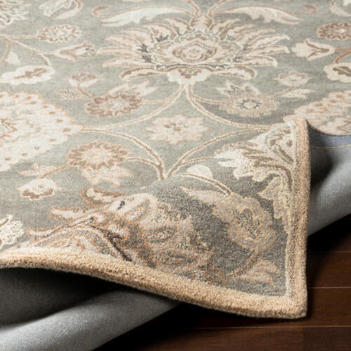 Caesar Handmade Wool Rug — Taupe / Ivory | CAE-1195