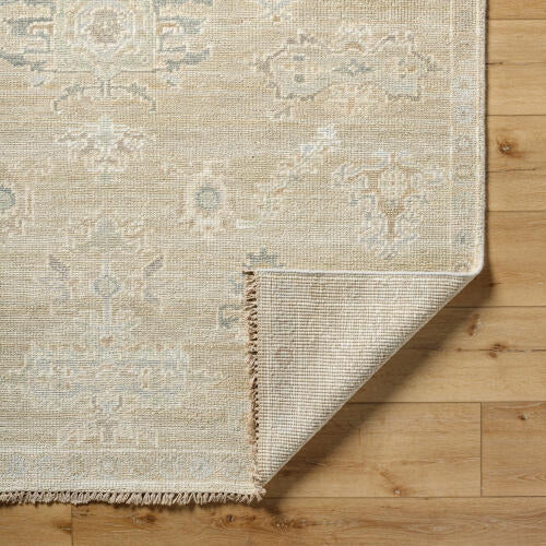 Antalya Handgemaakt Wollen Vloerkleed — Beige / Mist | AAT-2305